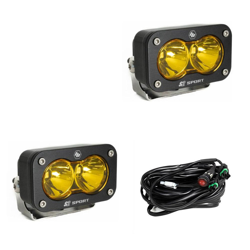 Load image into Gallery viewer, S2 Sport Black LED Auxillary Light Pod - Pair
